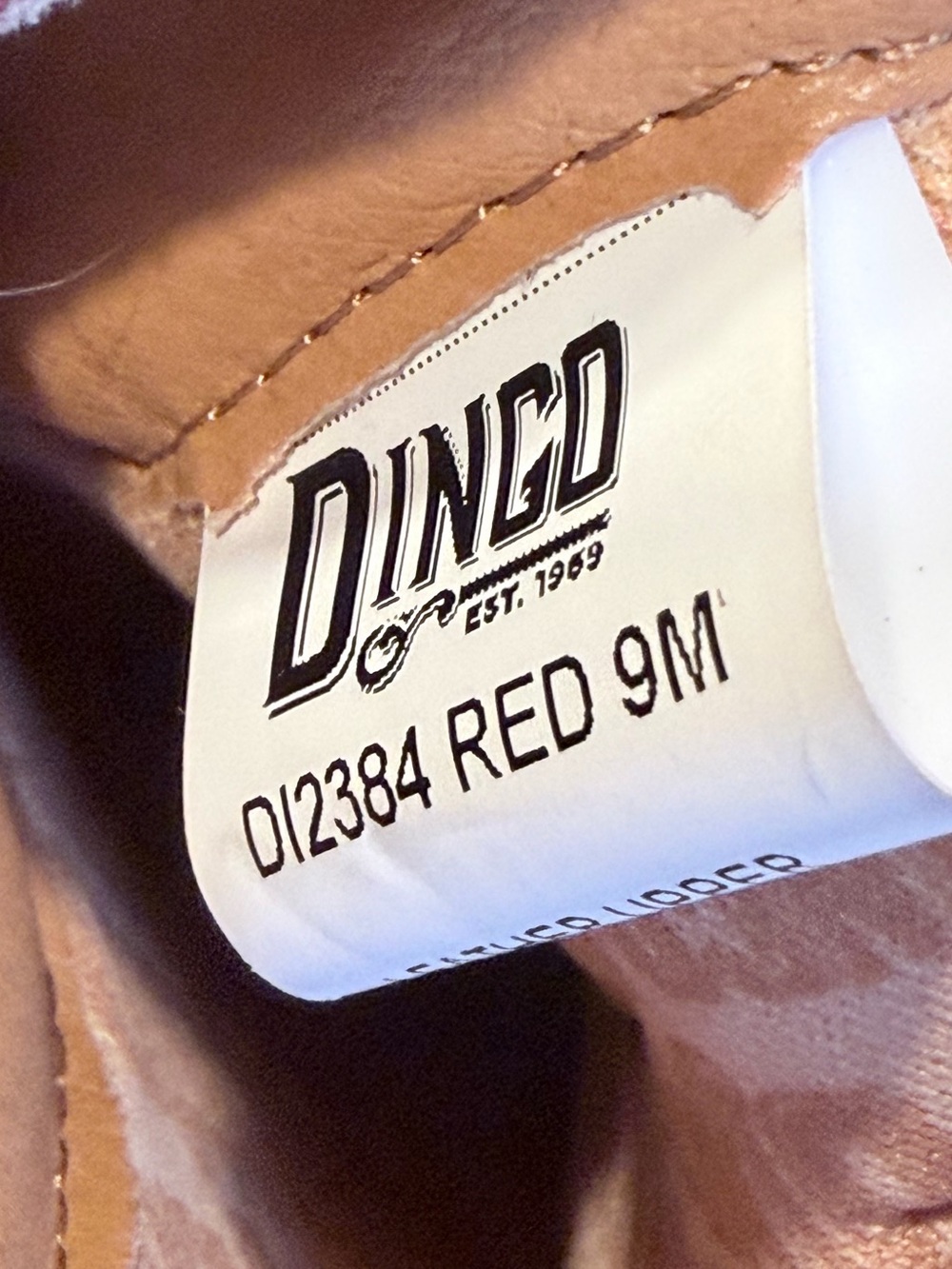 DINGO THUNDERBOLT WESTERN
BOOTS - Picture 9 of 12